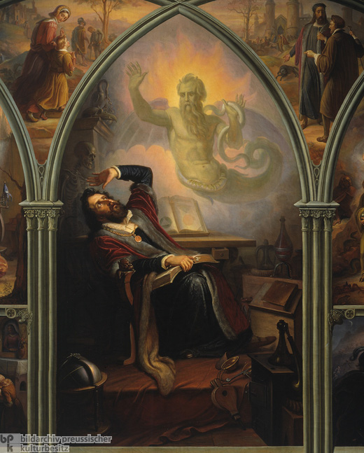 "Faust Conjures up the Spirits" (c. 1840) 